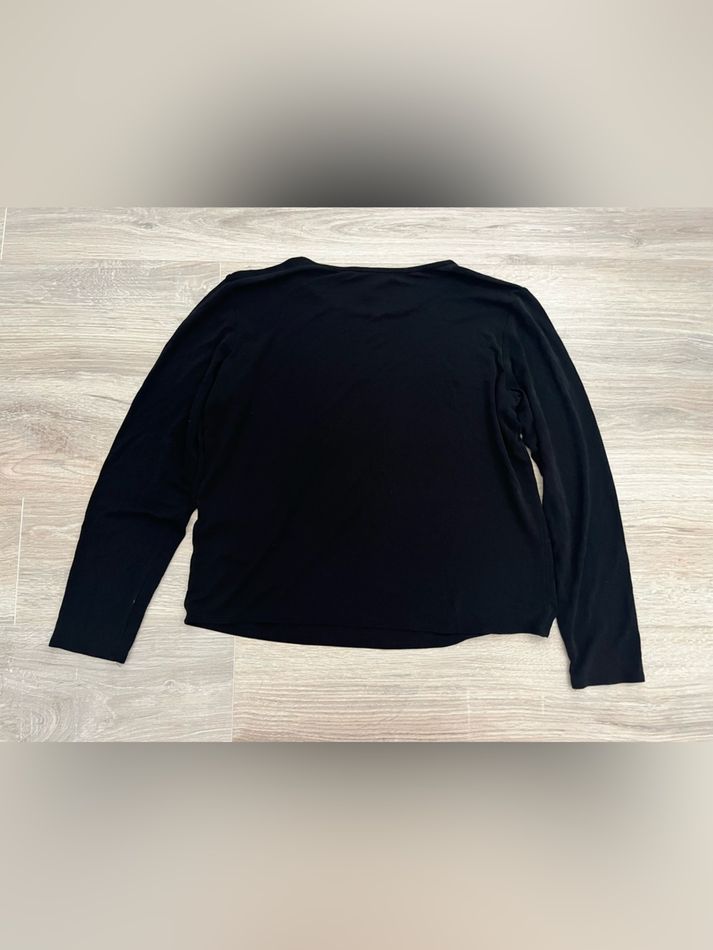 Eileen Fisher Women’s 100% Silk Long Sleeve Top - Size Small Petite - Picture 4 of 4